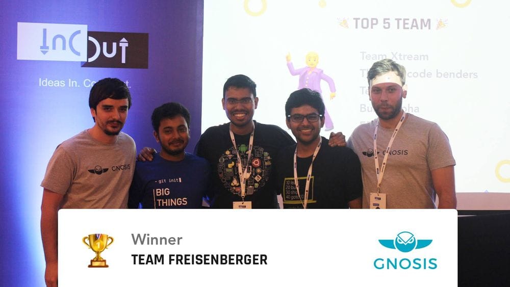 HackInOut 4.0 Winners - My First Blockchain Project